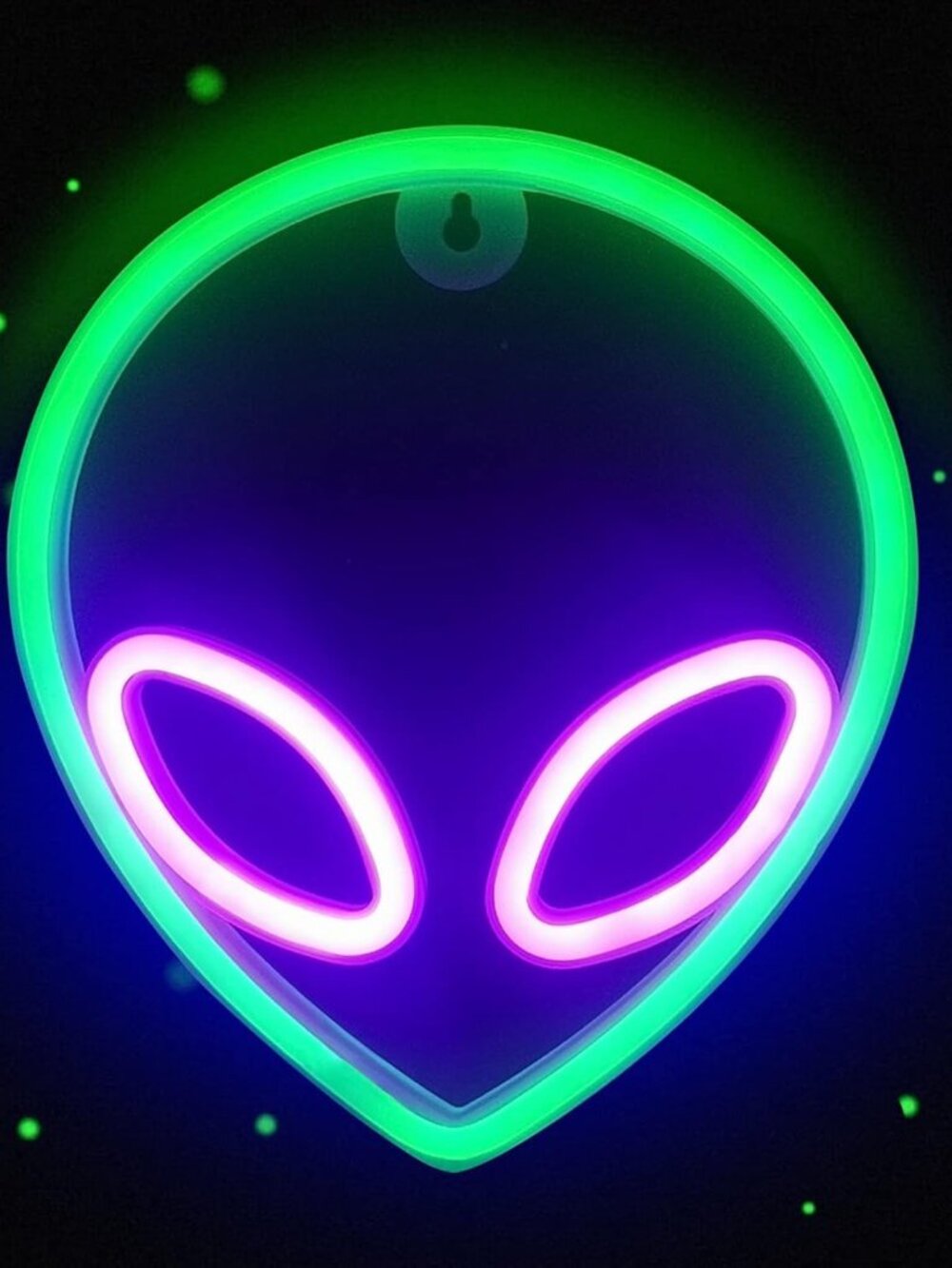 Alien Neon Sign LED Light USB/Battery Operated Cool Light Up Sign for Wall Decor
